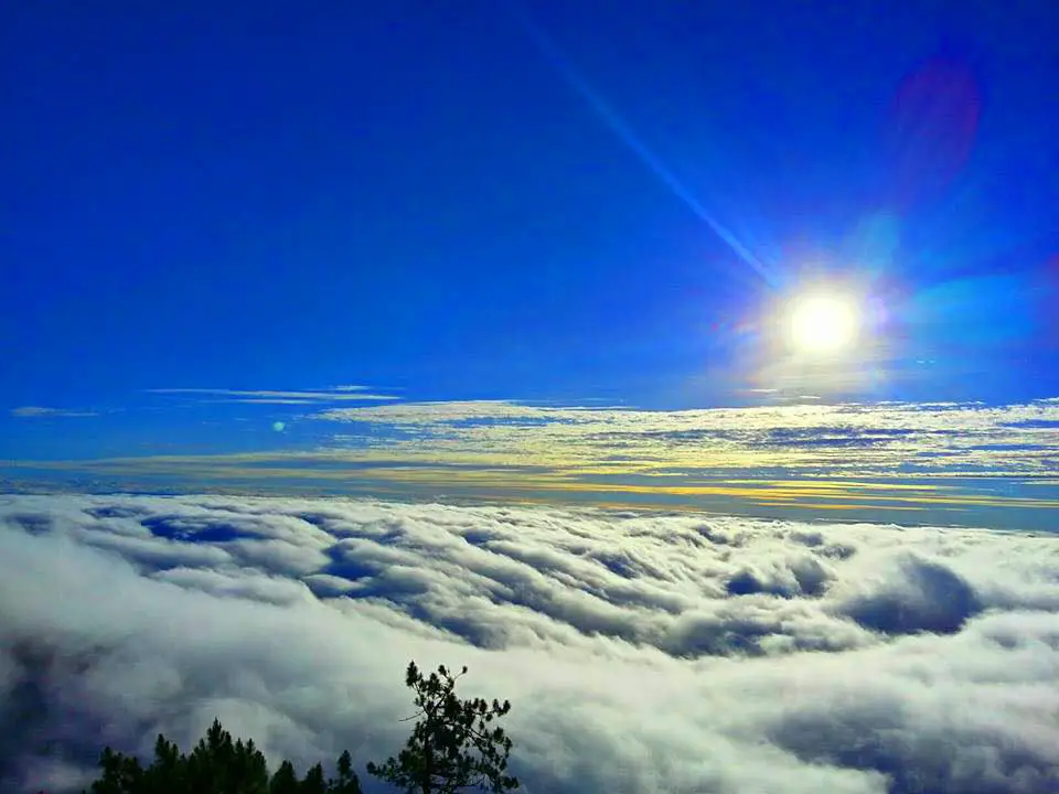Sea of clouds as seen from Mt. Amuyao, Barlig, Mountain Province.