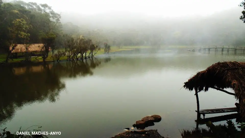 Lake Tufub during rainy months.