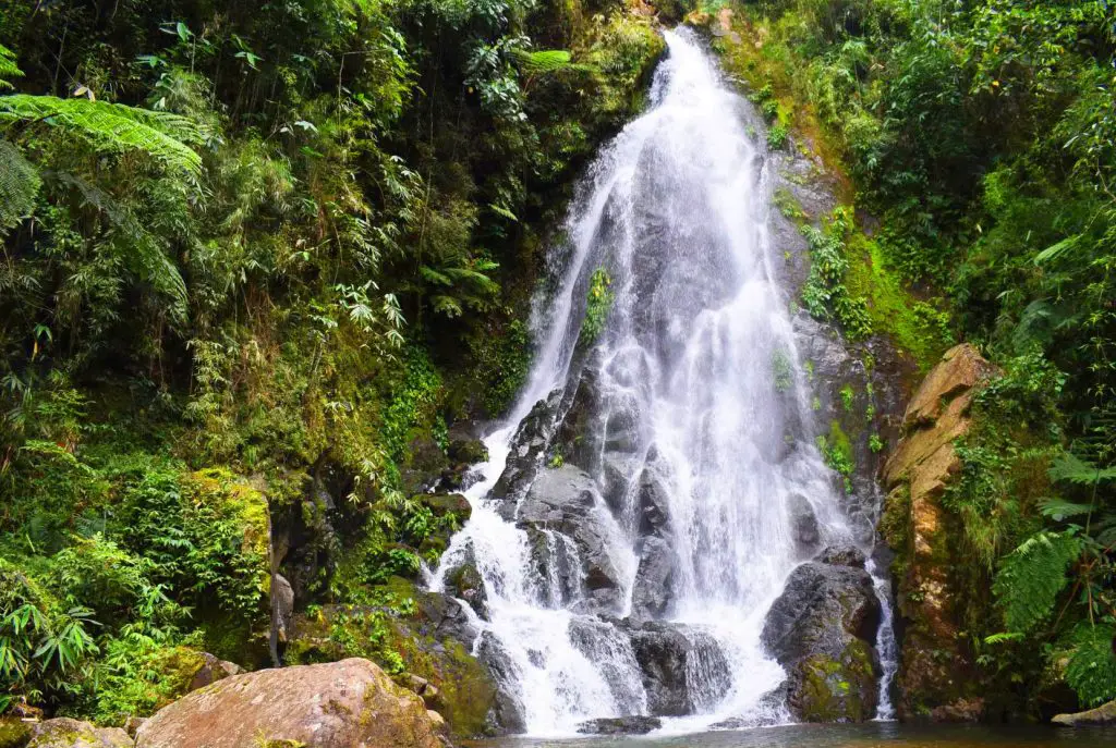 Shamsham falls in Baayan, Tublay, Benguet.