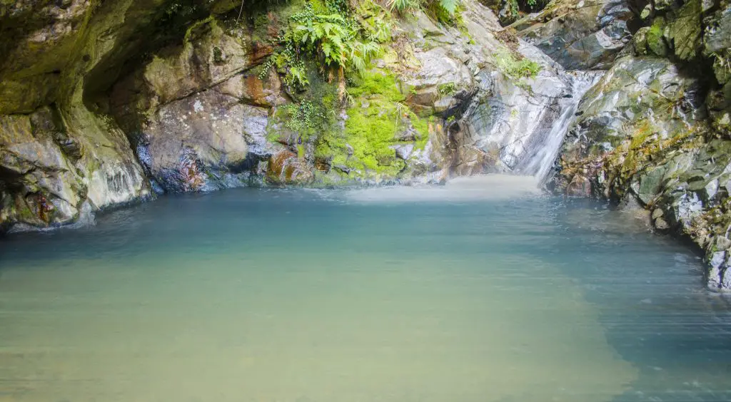 One of the pools of Blue Lagoon in Bontoc, Mountain Province.