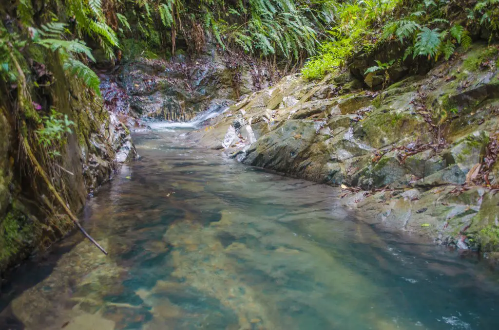 One of the pools of Blue Lagoon Bontoc in Bontoc, Mountain Province.