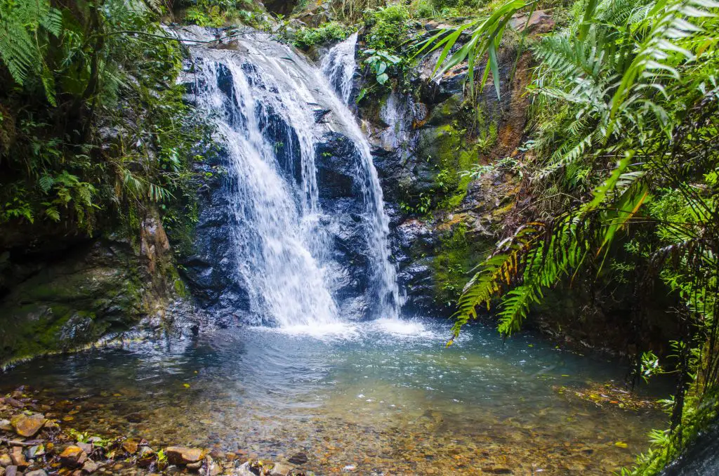 First falls of Blue Lagoon, Bontoc, Mountain Province