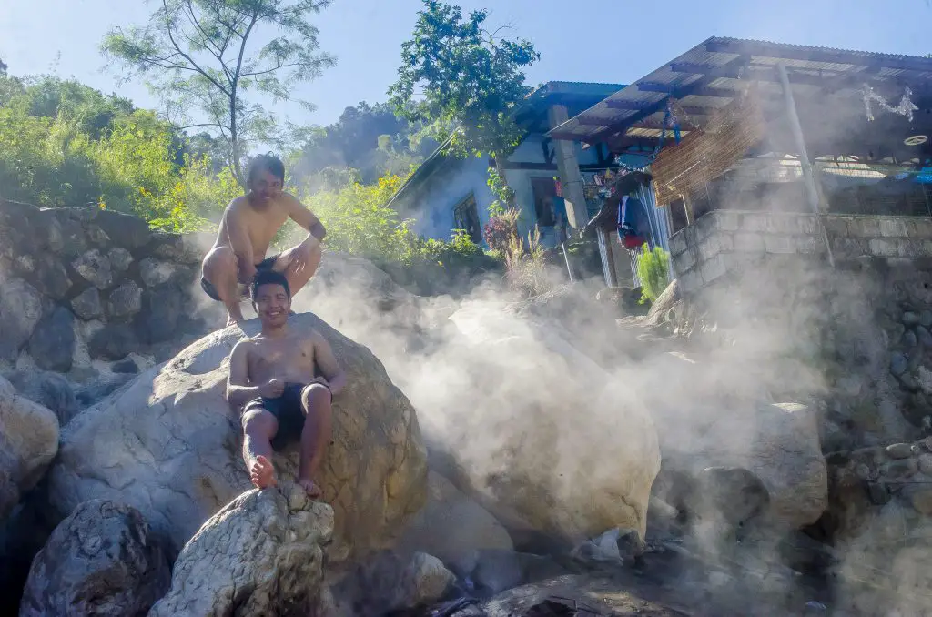 The steamy Asin Hot Spring of Tuel, Tublay.