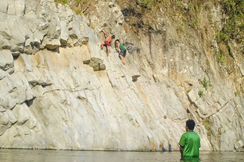 White Rocks near Asin Hot Spring of Tuel, Tublay.