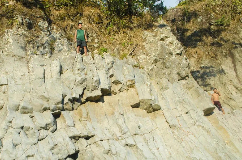 White Rocks near Asin Hot Spring 