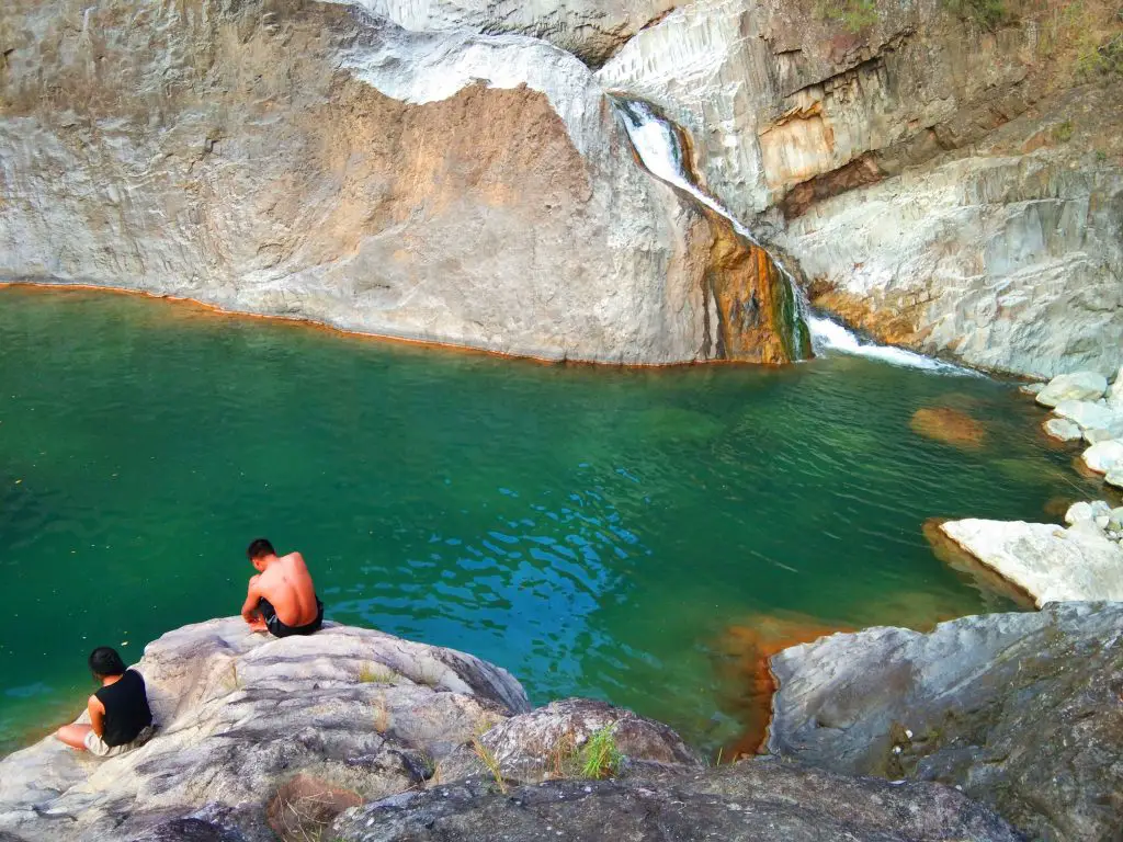 Bayokbok Falls in Tuel, Tublay, Benguet.