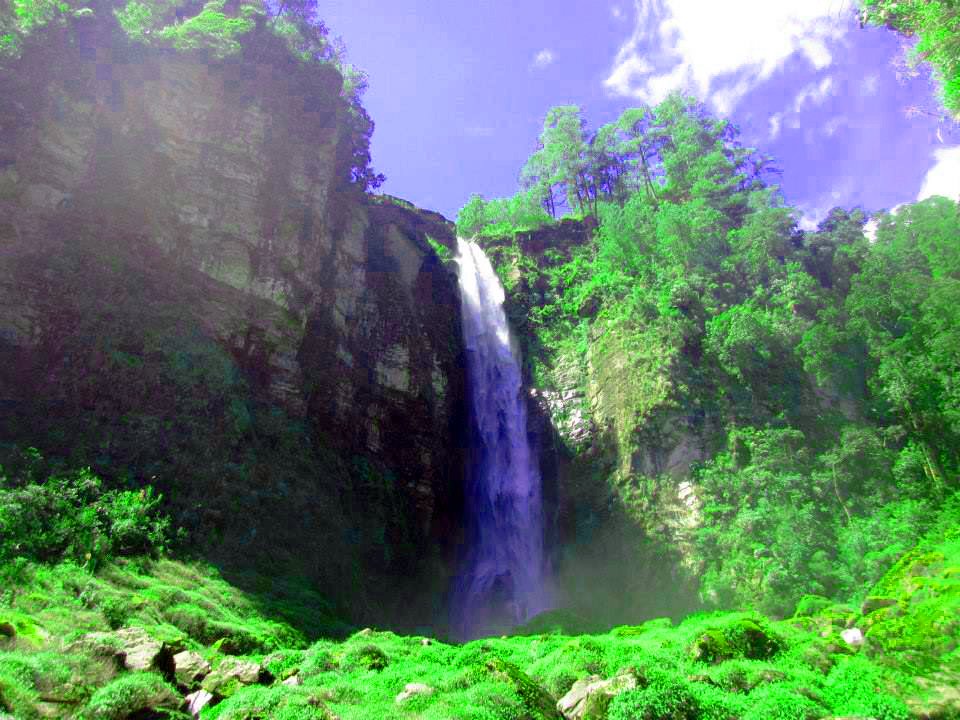Tagpew falls in Tubo. One of the tourist spots of Abra.
