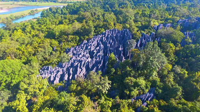 Dupag Rock Formation in Luna. One of the tourist spots in Apayao.