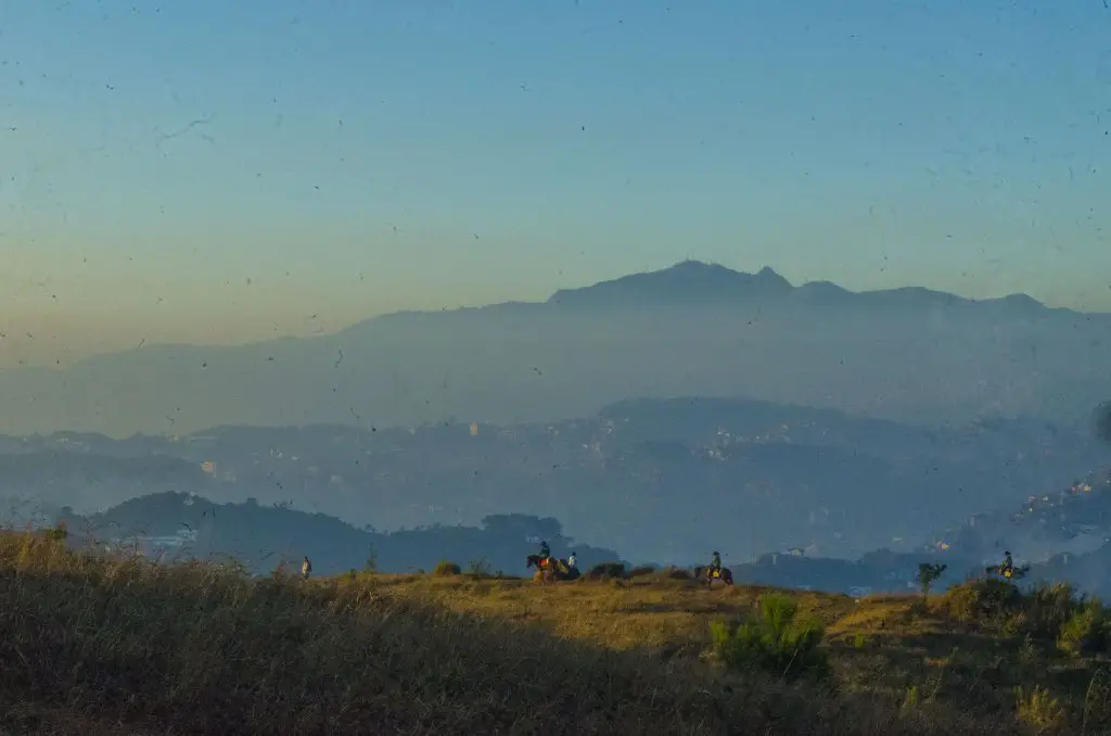 View of Mt Santo Tomas from Mt Yangbew, La Trinidad, Benguet