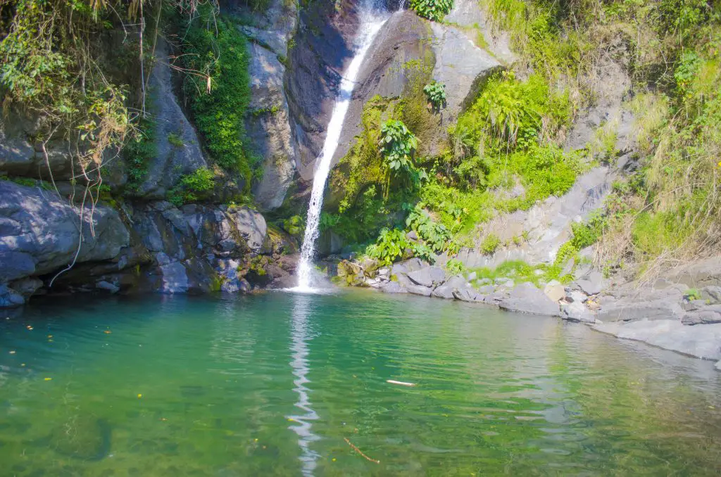 Payogpog falls of Shilan, La Trinidad. One of the tourist spots of Benguet.