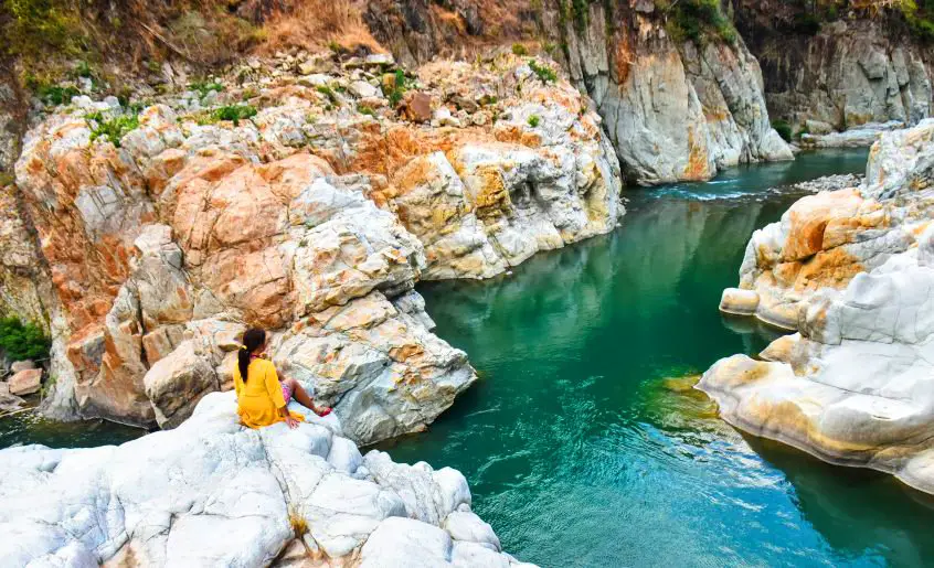 Piwek Rock Formations in Tineg. One of the tourist spots of Abra.