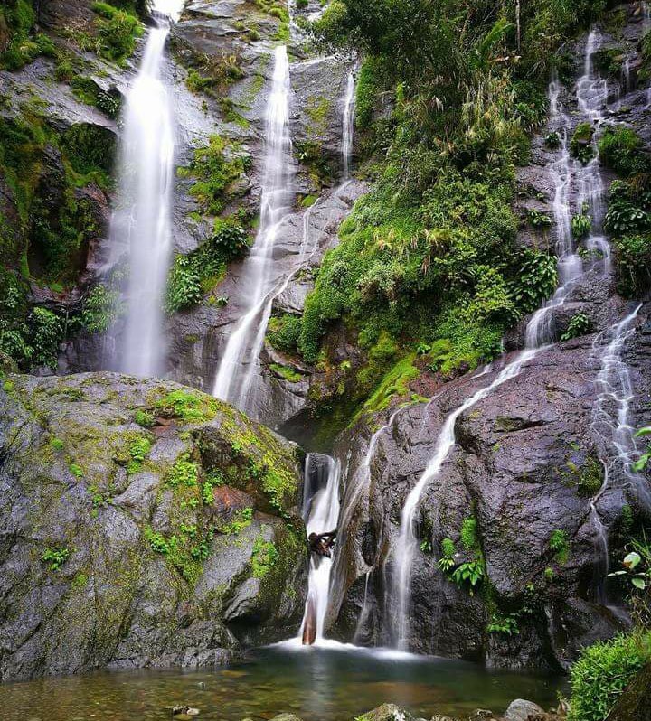 Tenogtog falls of Mayoyao. One of the tourist spots of Ifugao.