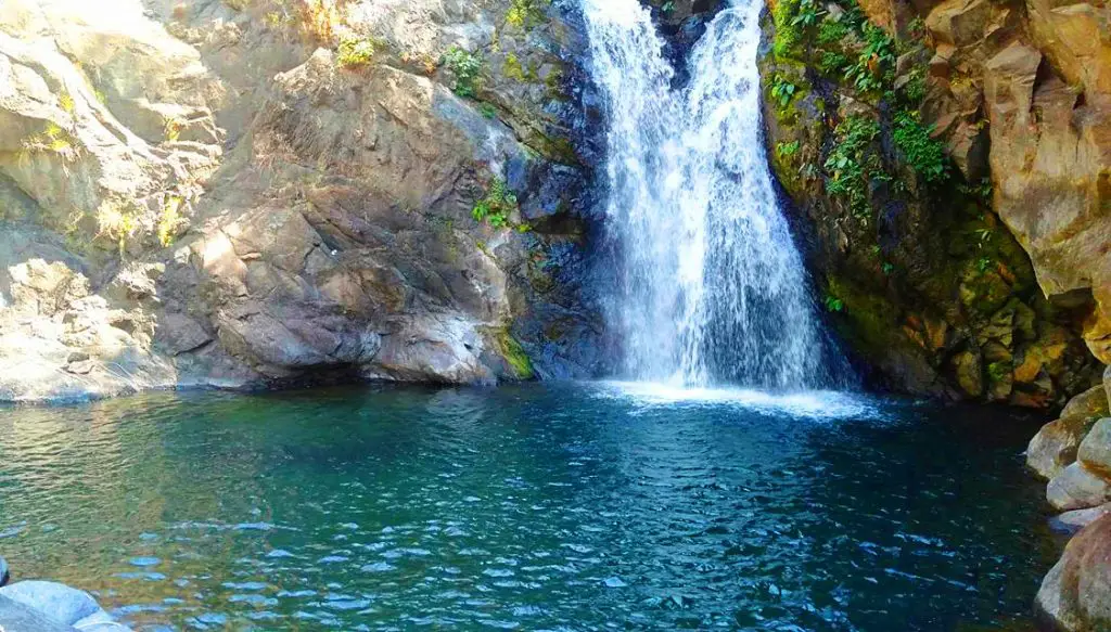 The first cascade of Badi falls, just a 100 meters away from the main falls.