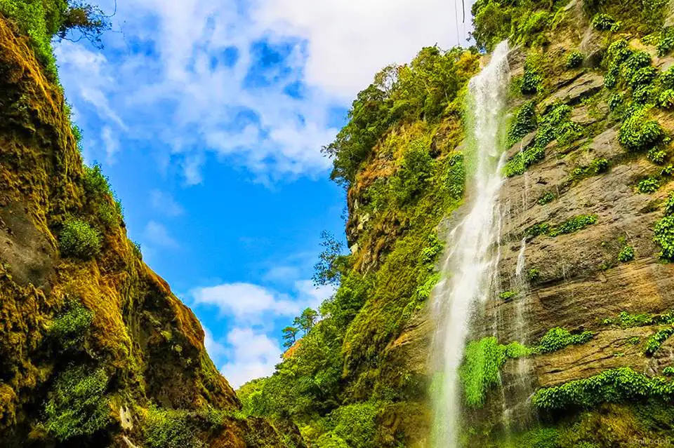 Bomod-ok Falls. One of the tourist spots in Sagada.