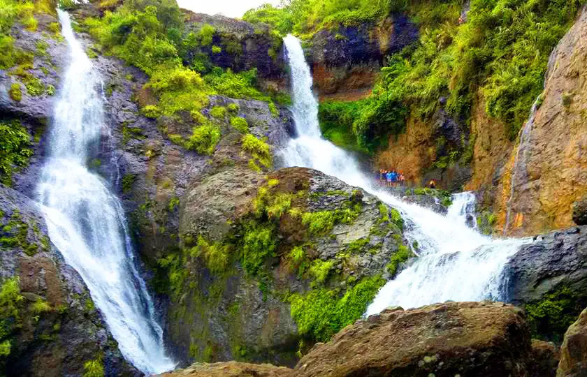 Pongas Twin Falls. One of the tourist spots in Sagada.