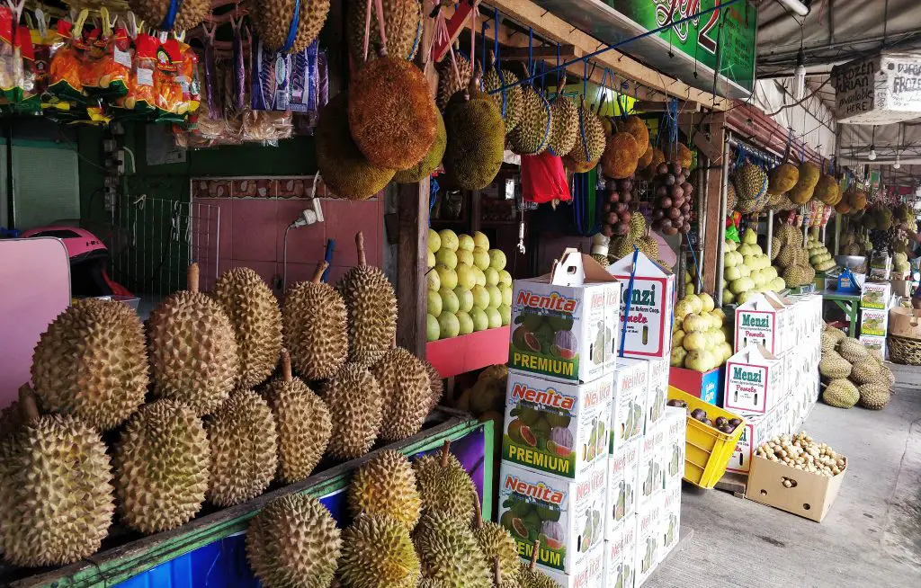 Magsaysay Fruit Stand in Davao City. One of the tourist spots in Davao City. 