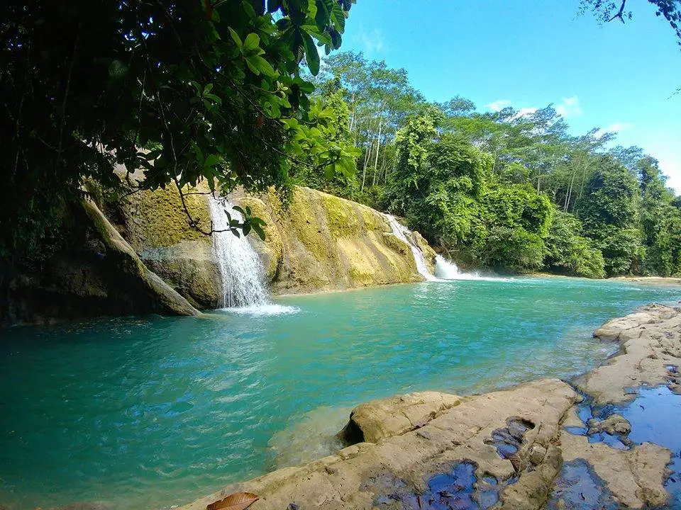 Tugonan Falls is one of the tourist spots in Agusan del Sur
