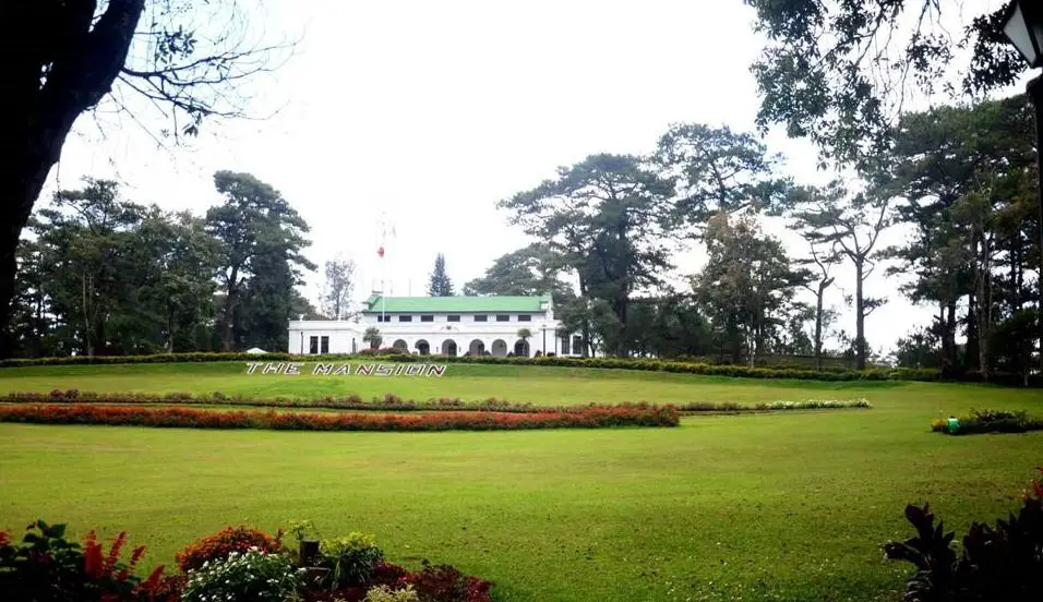 The Mansion can be seen from Wright Park Baguio City