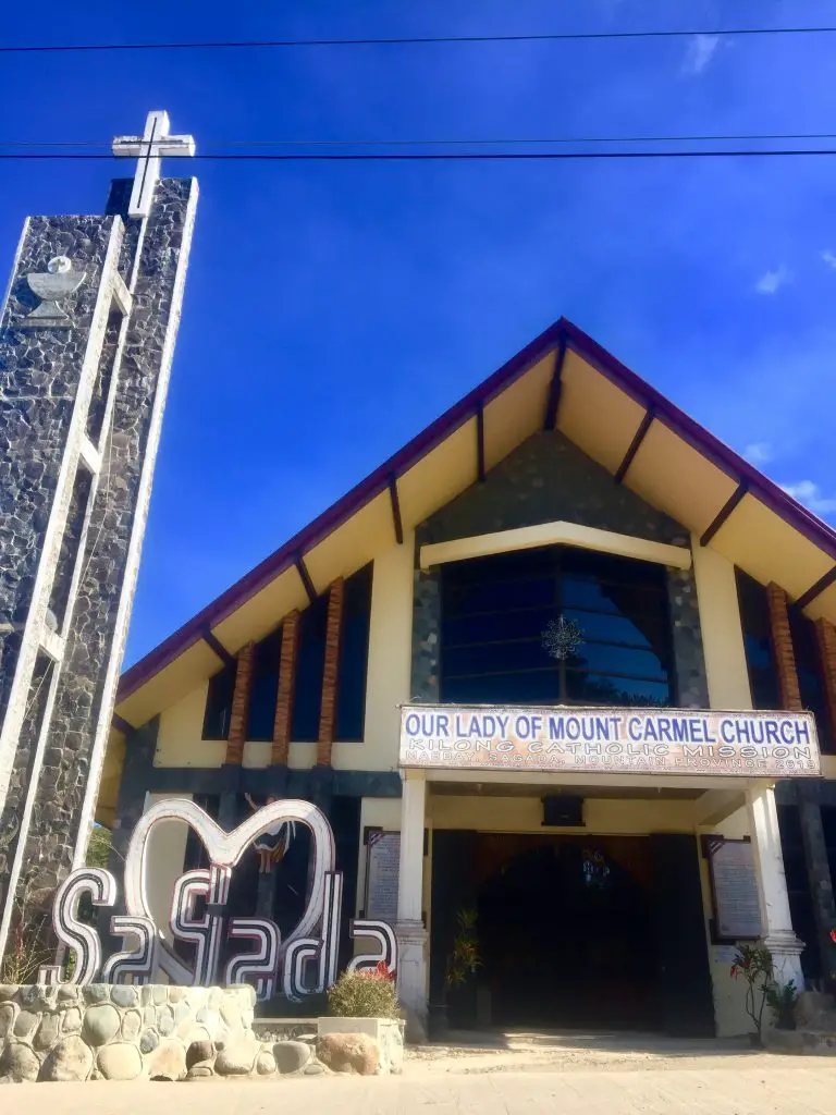 Our Lady of Mount Carmel Church is one of the best places to visit in Sagada