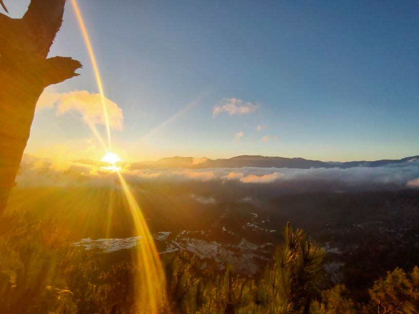 Another spectacular sunrise view as seen from Mt Kupapey