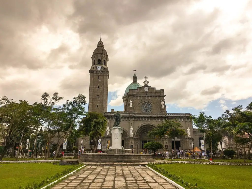 Manila Cathedral is a top historical tourist spot in Manila